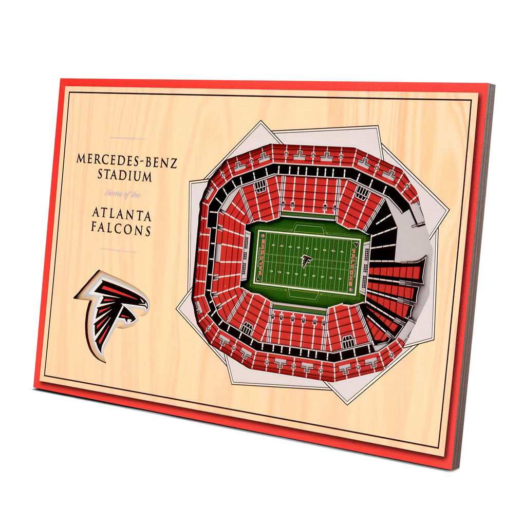 Atlanta Falcons Mercedes-Benz Stadium Lighted Stadium End Table