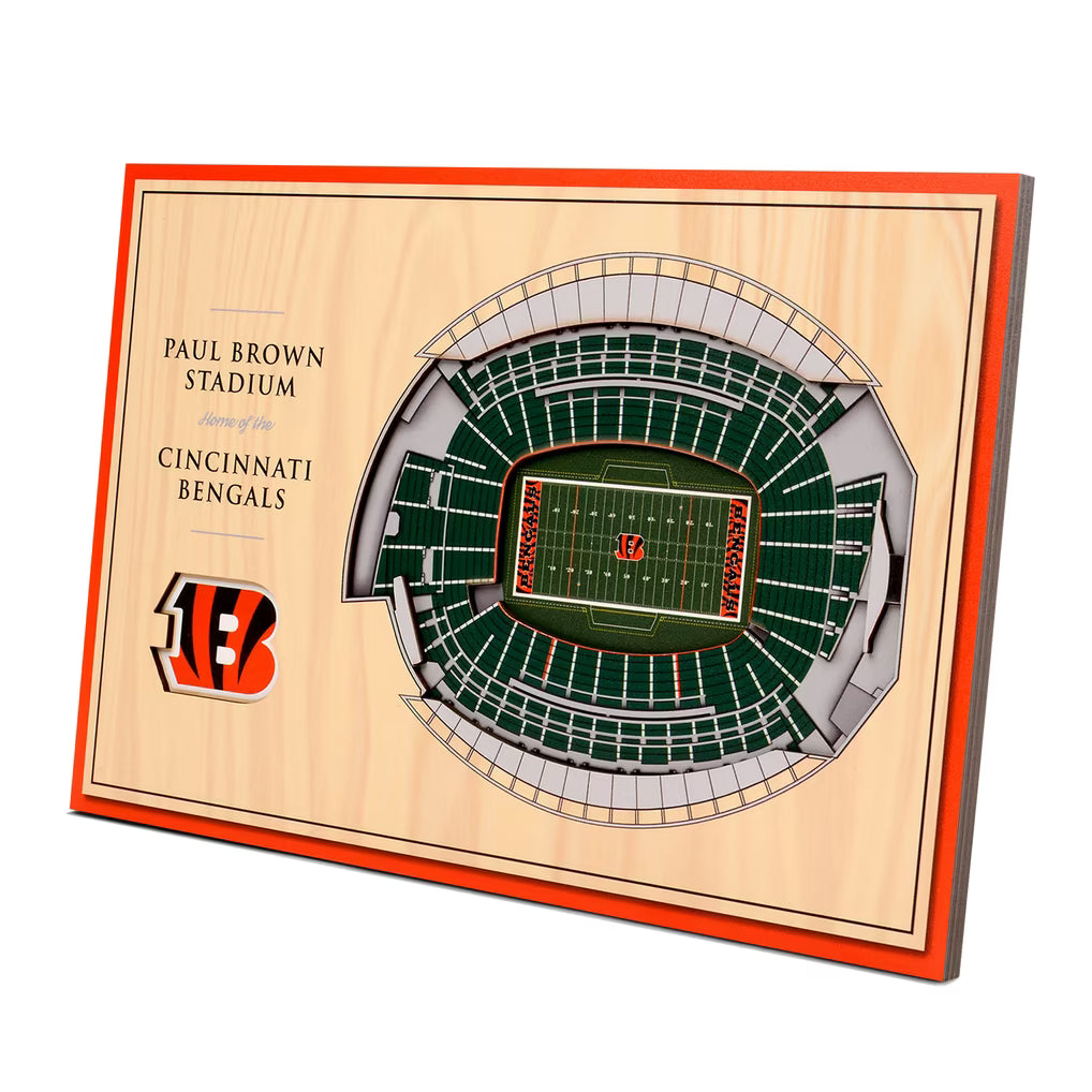 Cincinnati Bengals Paul Brown Stadium Lighted Stadium End Table